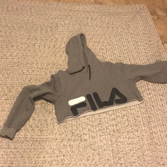 FILA crop hoodie size medium - Picture 3 of 3